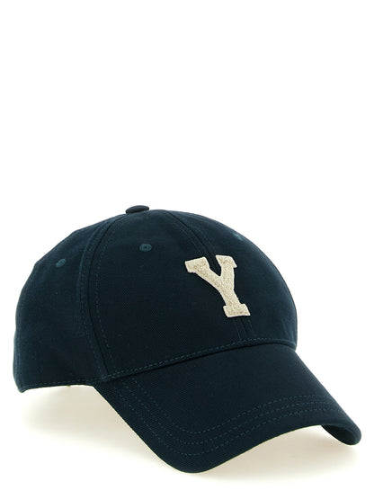 Baseball Cap by Saint Laurent for men in cotton terrycloth bicolour & dark-green presents a tailored silhouette, perfectly capturing the essence of Cotton Terrycloth Baseball Cap with its tailored finish and superior craftsmanship.
