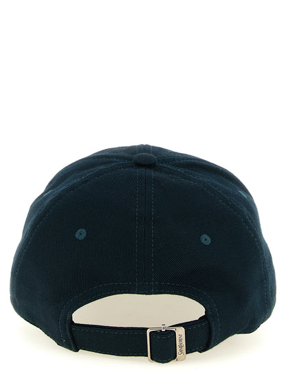 Baseball Cap by Saint Laurent for men in cotton terrycloth bicolour & dark-green presents a statuesque silhouette, artfully capturing the essence of the statuesque Cotton Terrycloth Baseball Cap design for a sophisticated look.