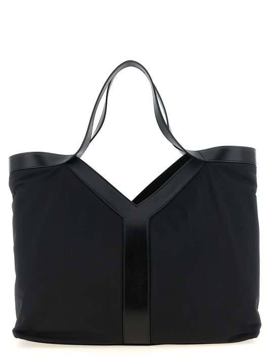Large Tote Bag by Saint Laurent for men in bos taurus calfskin leather & polyamide black features an sumptuous City Bos Taurus Calfskin Leather & Polyamide Large Tote Bag design with a secure , ample , and versatile handle for an sumptuous finish.