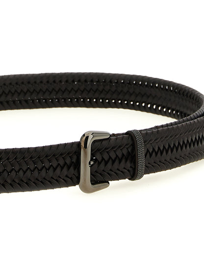 Brunello Cucinelli Brown Leather Regular Belt