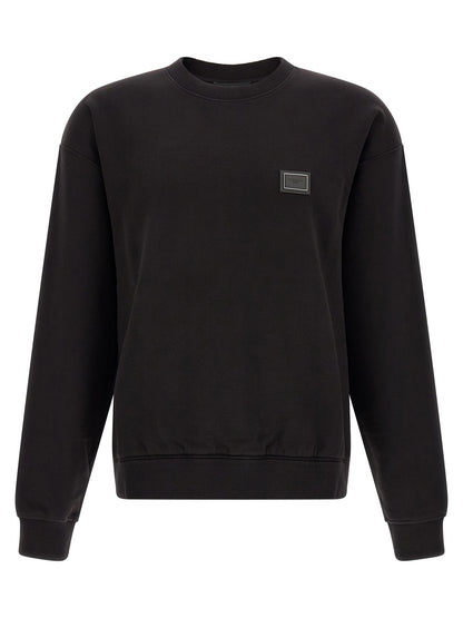 Dolce & Gabbana Black Cotton Sweatshirt