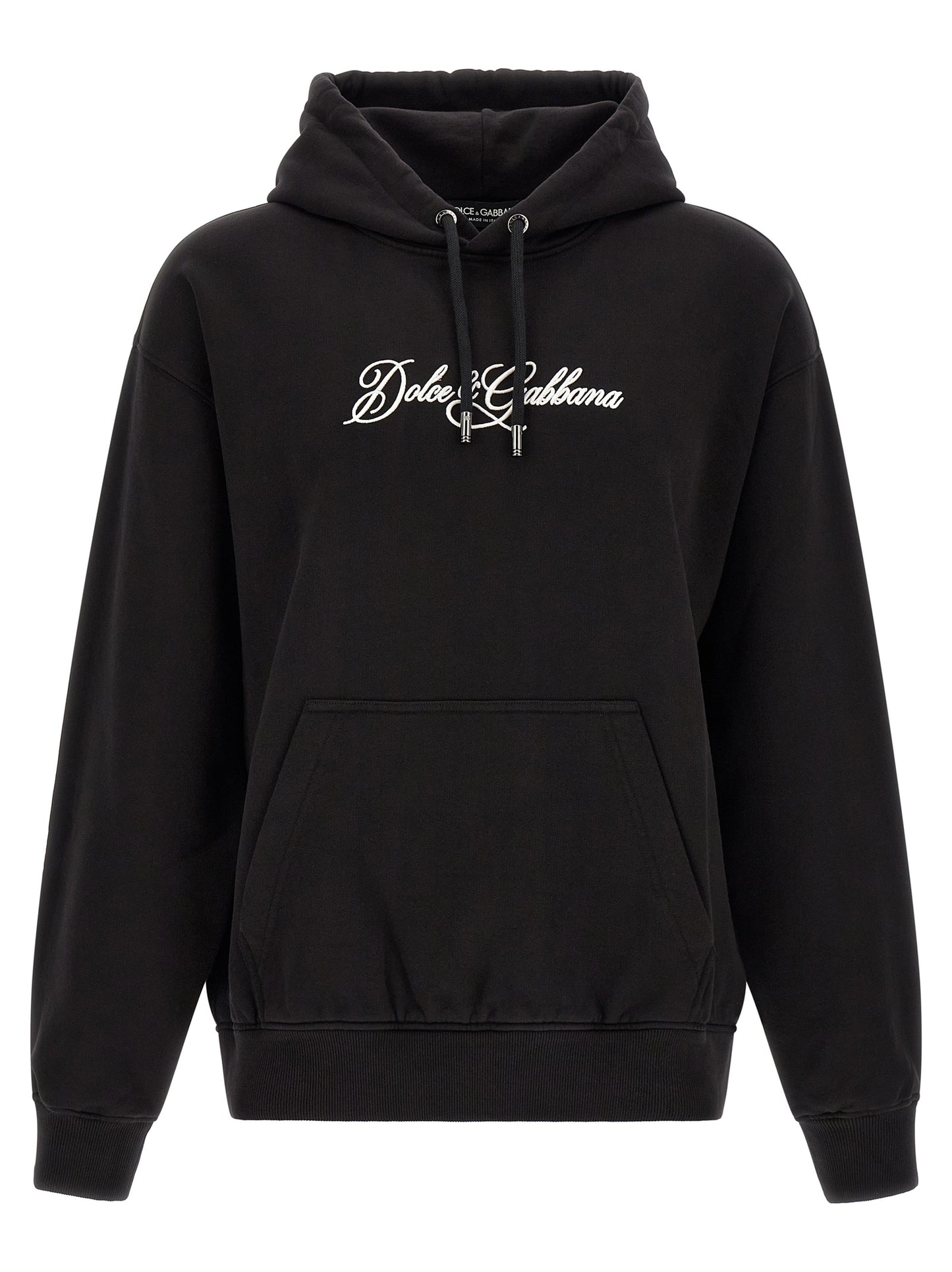 Dolce & Gabbana Black Cotton Sweatshirt
