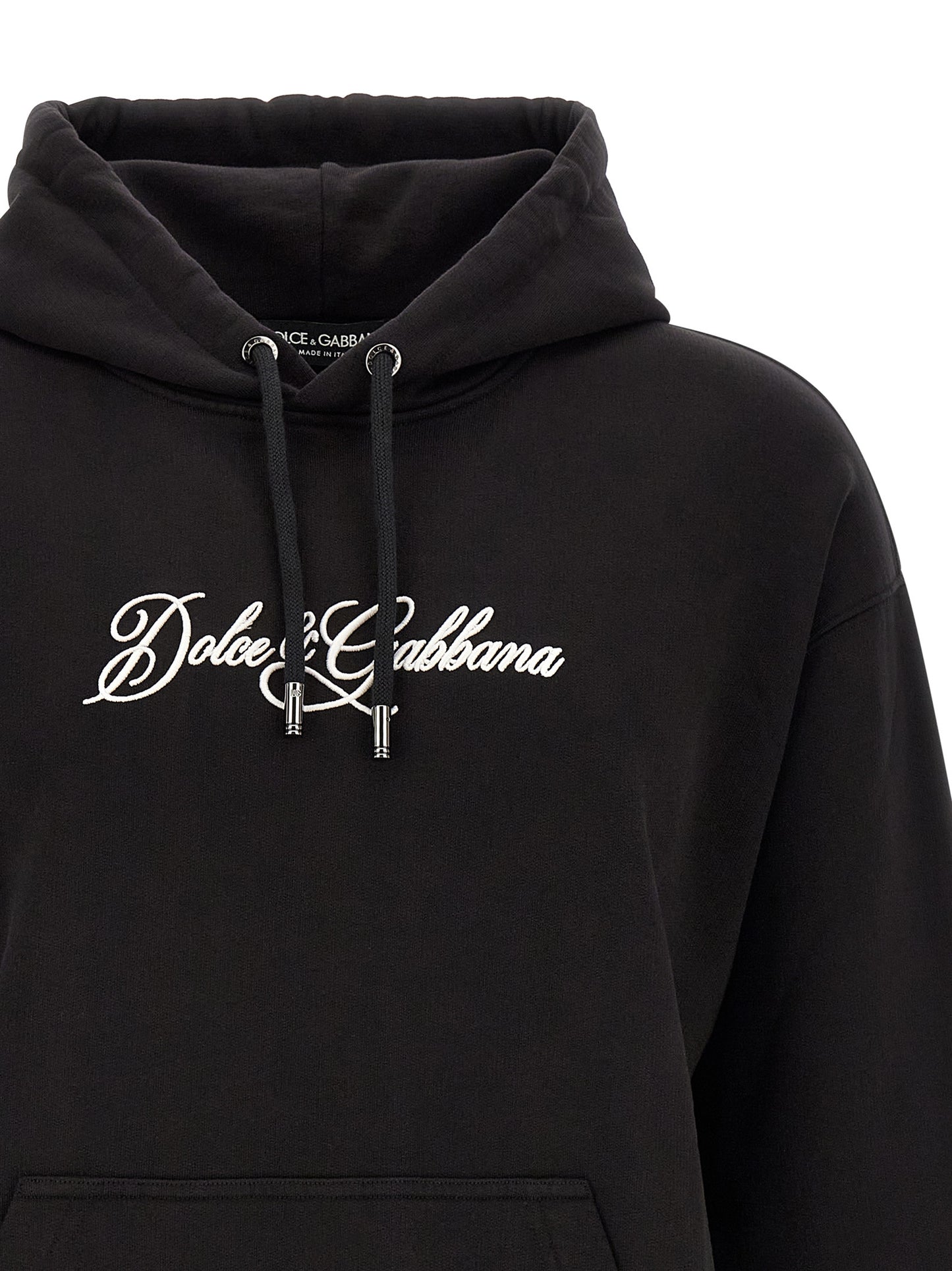 Dolce & Gabbana Black Cotton Sweatshirt