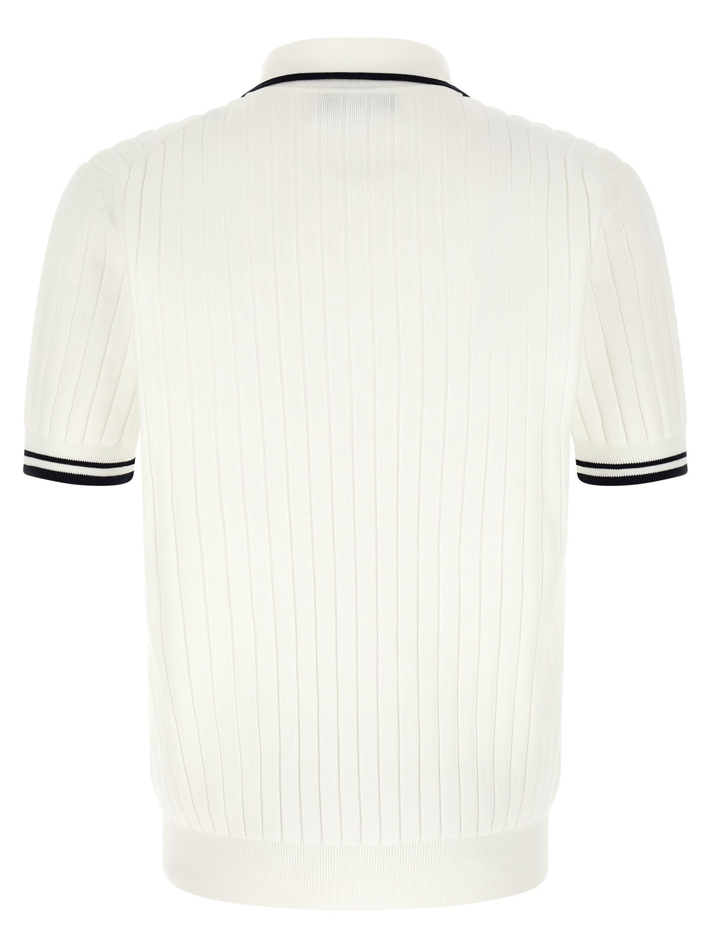 Dolce & Gabbana Bicolor Cotton Polo Shirt