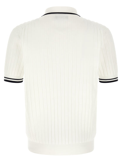 Dolce & Gabbana Bicolor Cotton Polo Shirt