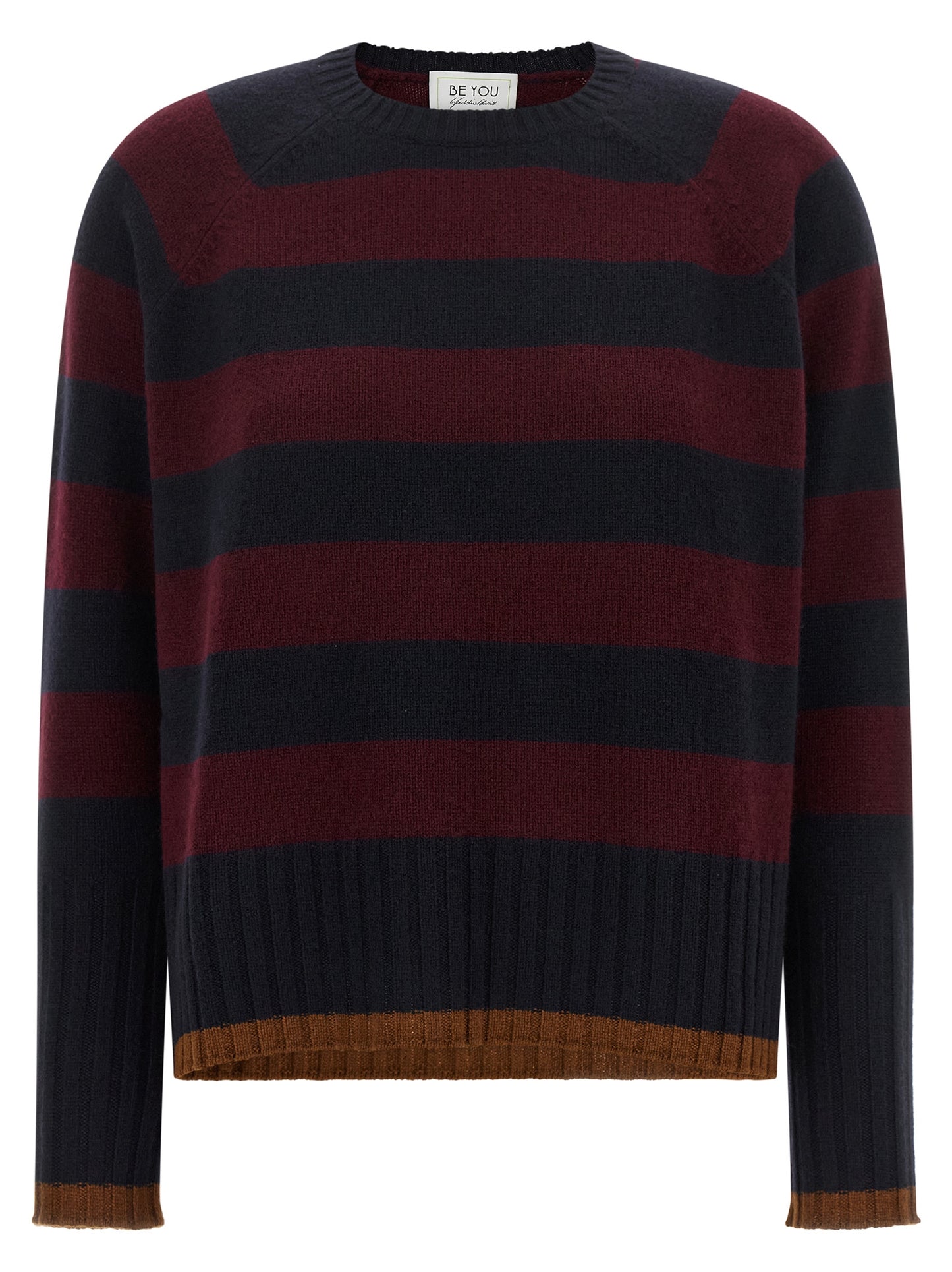 BE YOU Bordeaux Cashmere Cardigan