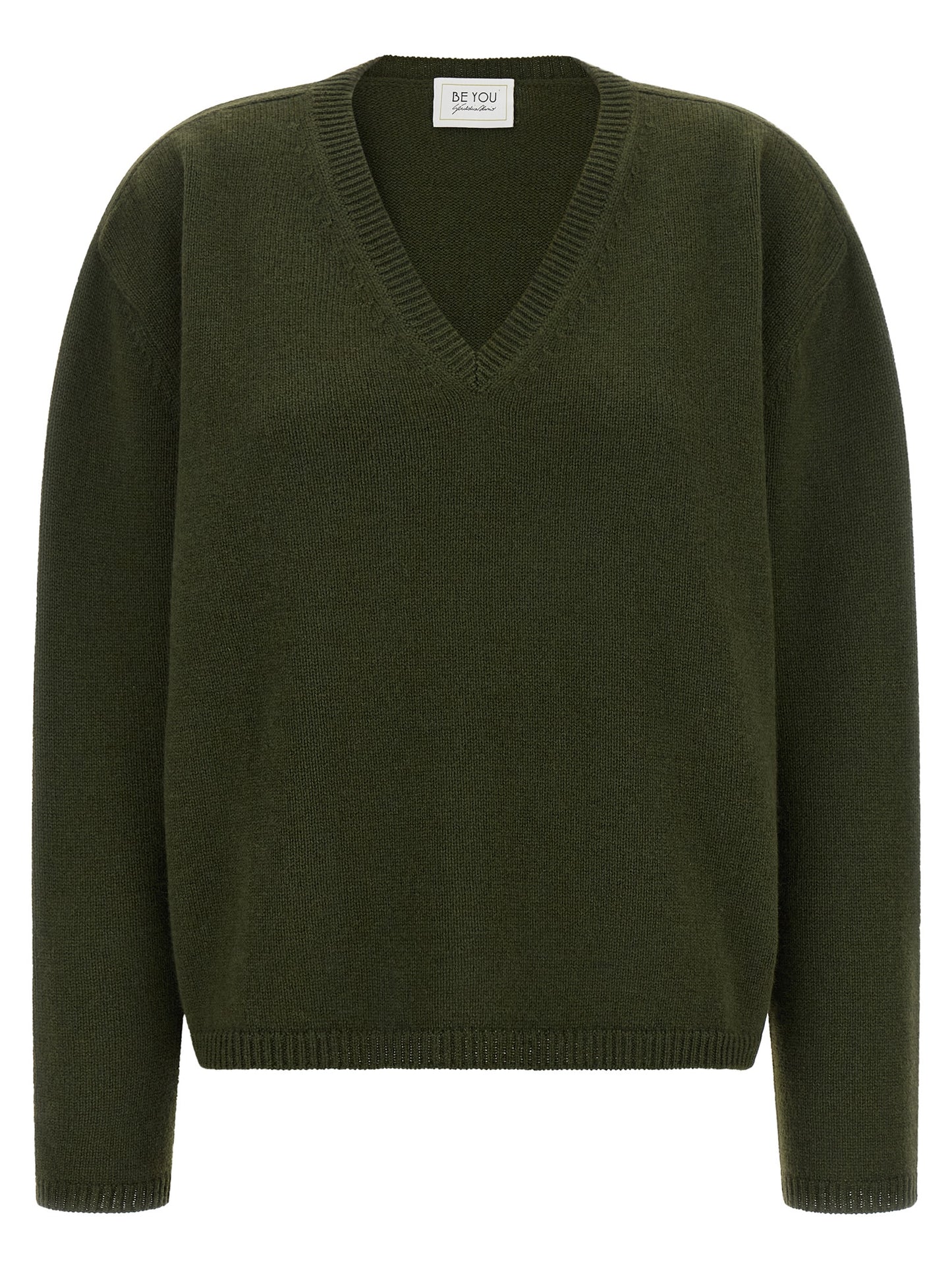 BE YOU Bicolor Cashmere Cardigan