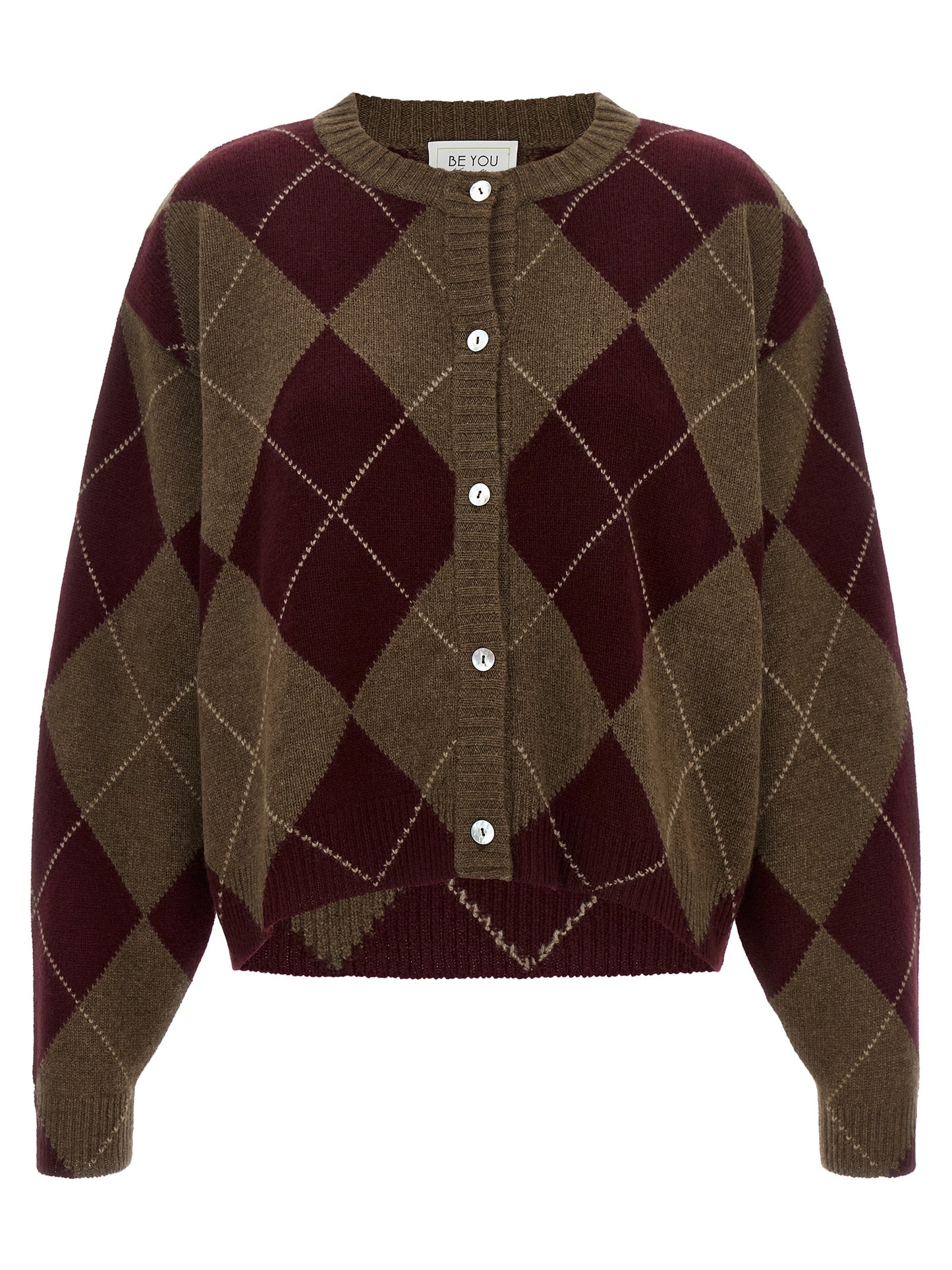 BE YOU Multicolor Cashmere Cardigan