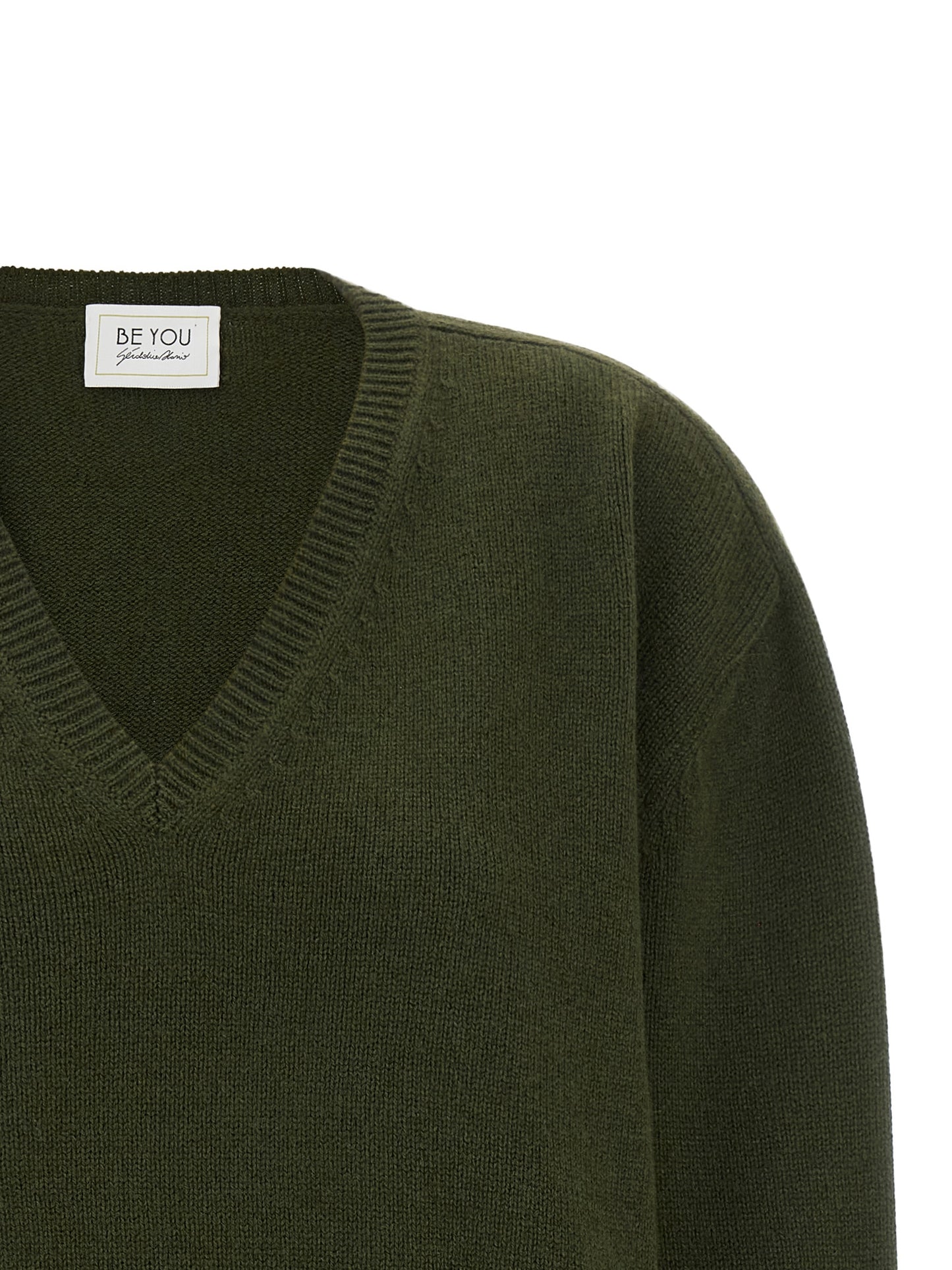 BE YOU Bicolor Cashmere Cardigan