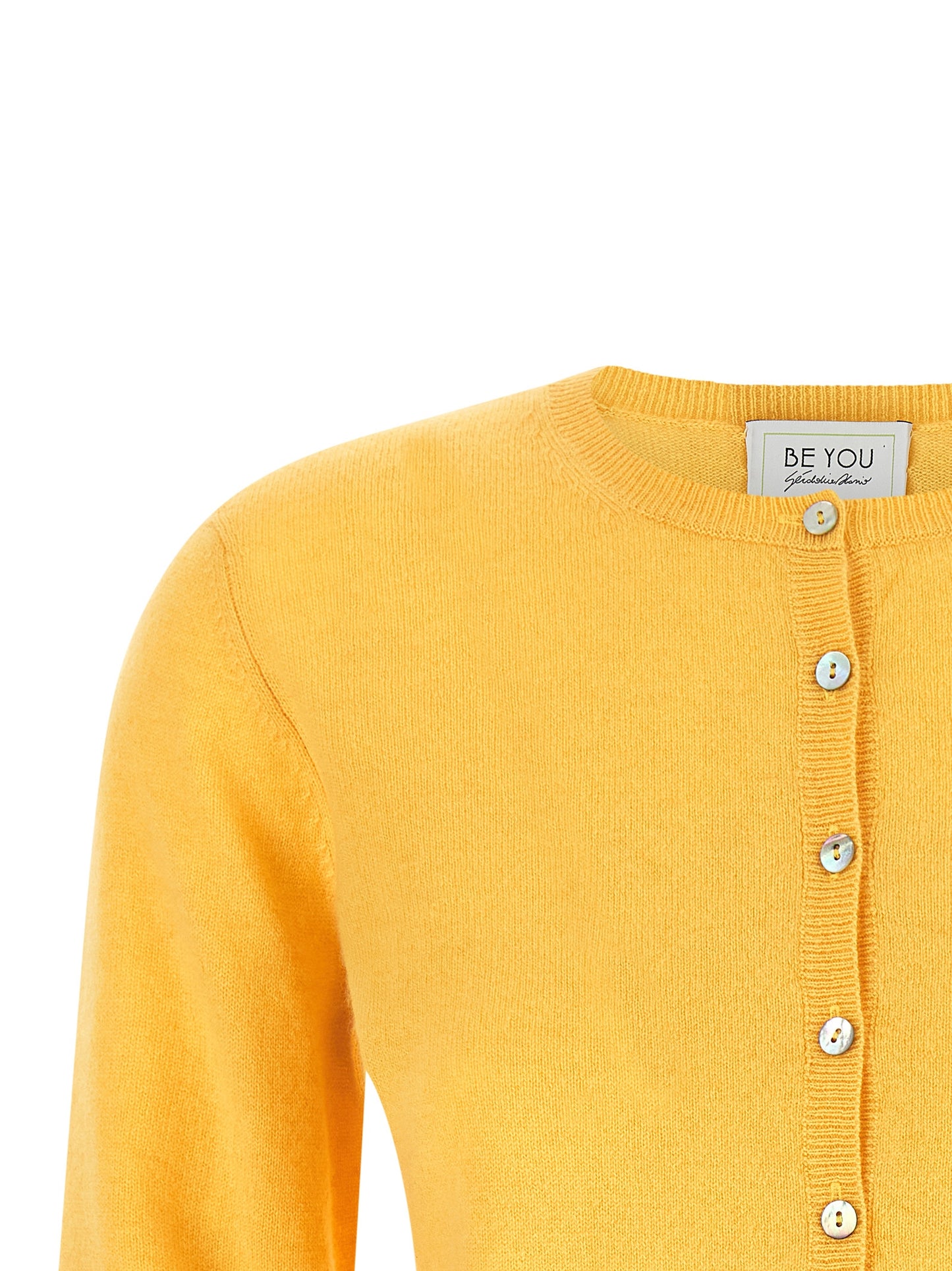 BE YOU Bicolor Cashmere Cardigan