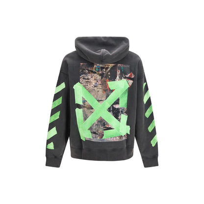 Off-White Gray Cotton Sweatshirt
