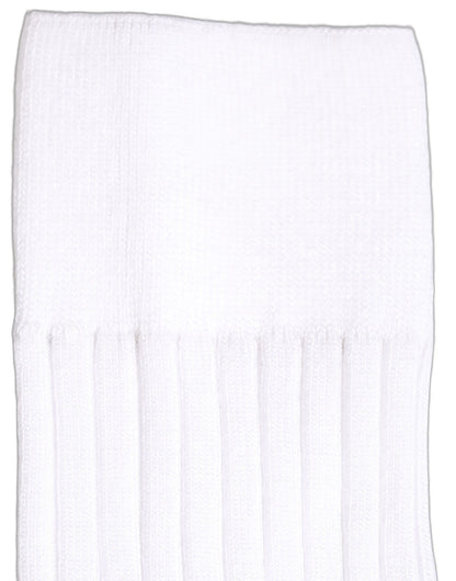 Socks by Dolce & Gabbana for women in nylon cotton & calf leather white features a nuanced silhouette, showcasing the nuanced Women's Nylon Cotton & Calf Leather Socks design with a refined, premium finish.