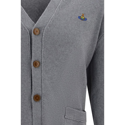 Vivienne Westwood Gray Cotton Cardigan
