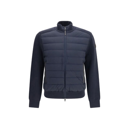 Moncler Blue Wool Oves Aries Sweatshirt