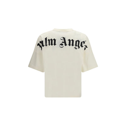 Palm Angels Beige Cotton T-Shirt