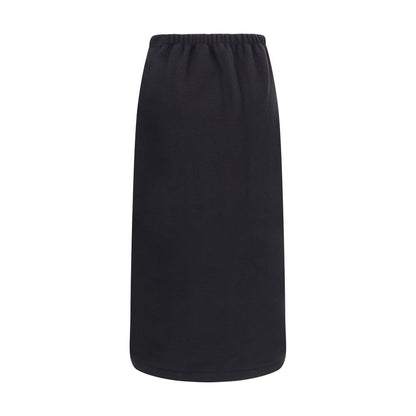 RIER Black Wool Oves Aries Midi Skirt