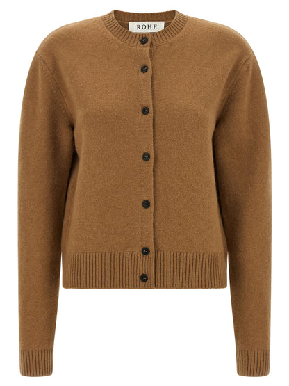 Rohe Brown Wool Cardigan