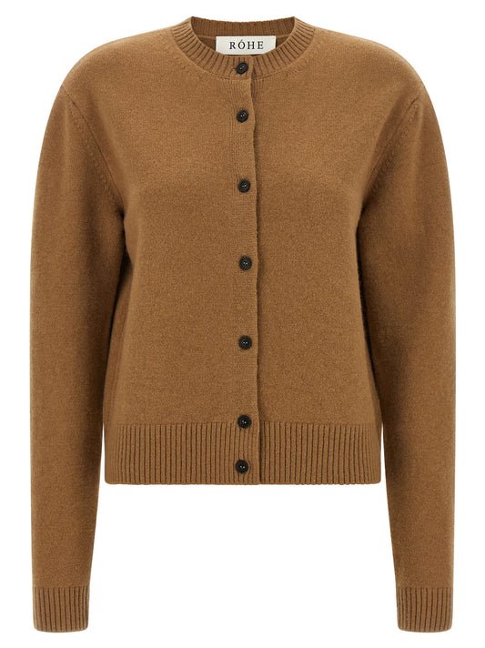 Rohe Brown Wool Cardigan