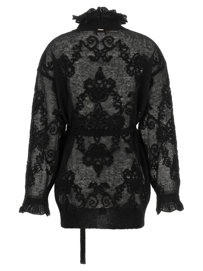 Twinset Black Polyamide Cardigan