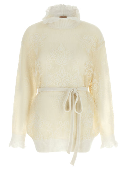 Twinset White Polyamide Cardigan