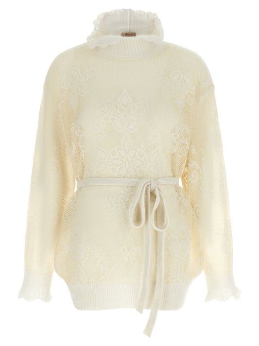 Twinset White Polyamide Cardigan