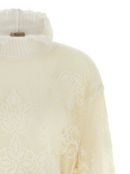 Twinset White Polyamide Cardigan