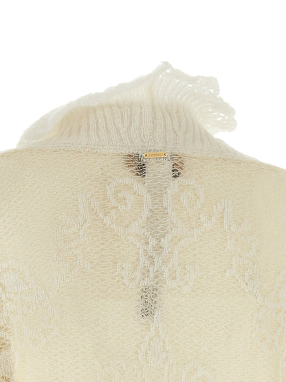 Twinset White Polyamide Cardigan