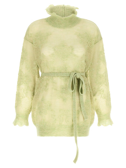 Twinset Bicolor Polyamide Cardigan