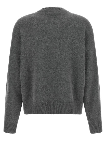 Peserico Gray Wool Cardigan