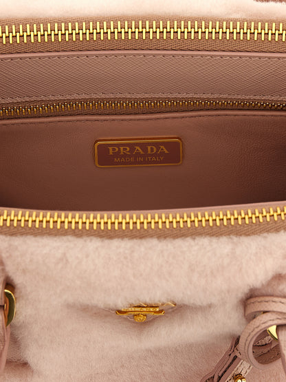 Prada Multicolor Lamb Leather Handbag