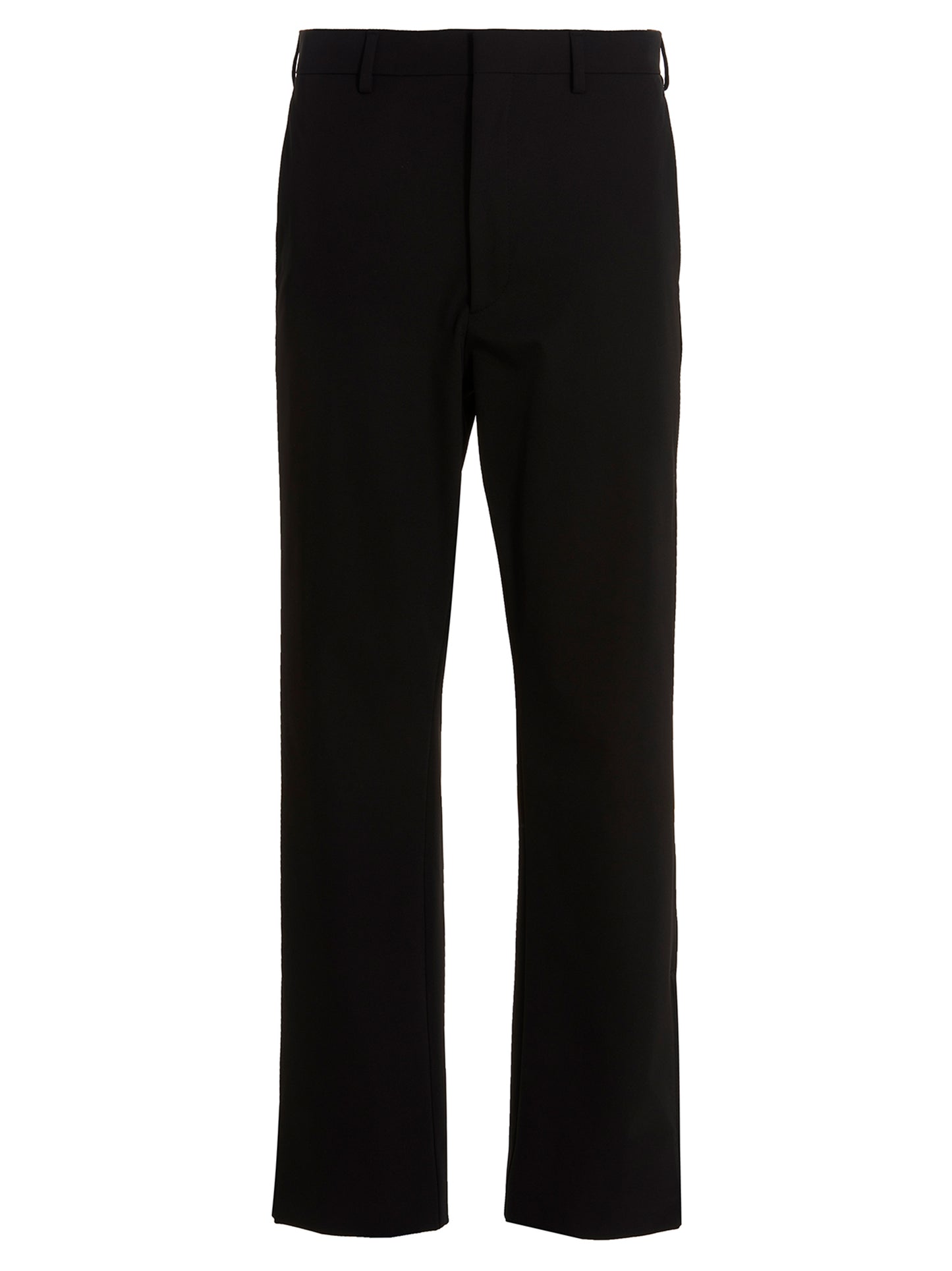 Prada Black Polyester Casual Pants