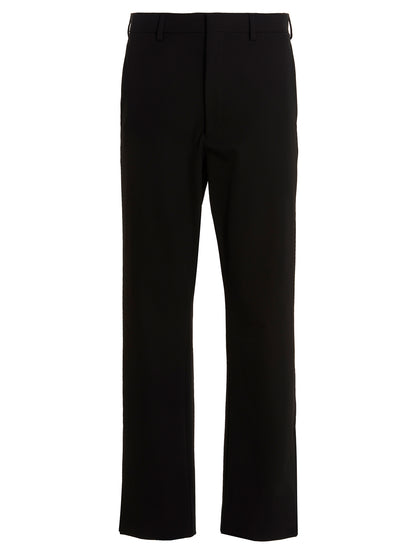 Prada Black Polyester Casual Pants