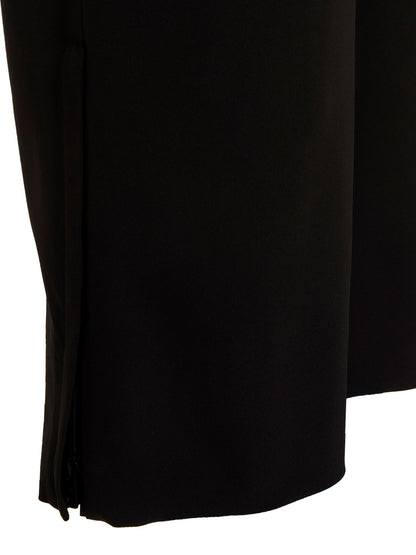 Prada Black Polyester Casual Pants