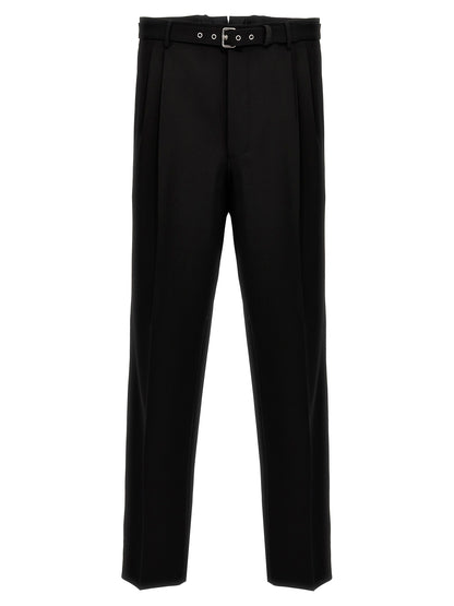 Prada Black Virgin Wool Dress Pants