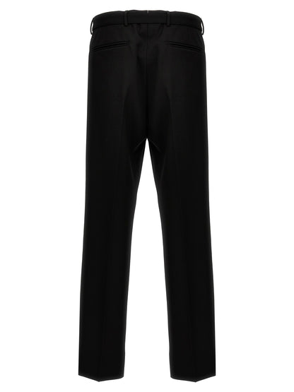 Prada Black Virgin Wool Dress Pants