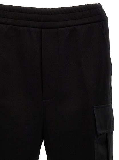 Prada Black Cotton Joggers (Workout Pants)