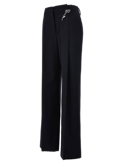 Prada Blue Wool Casual Pants