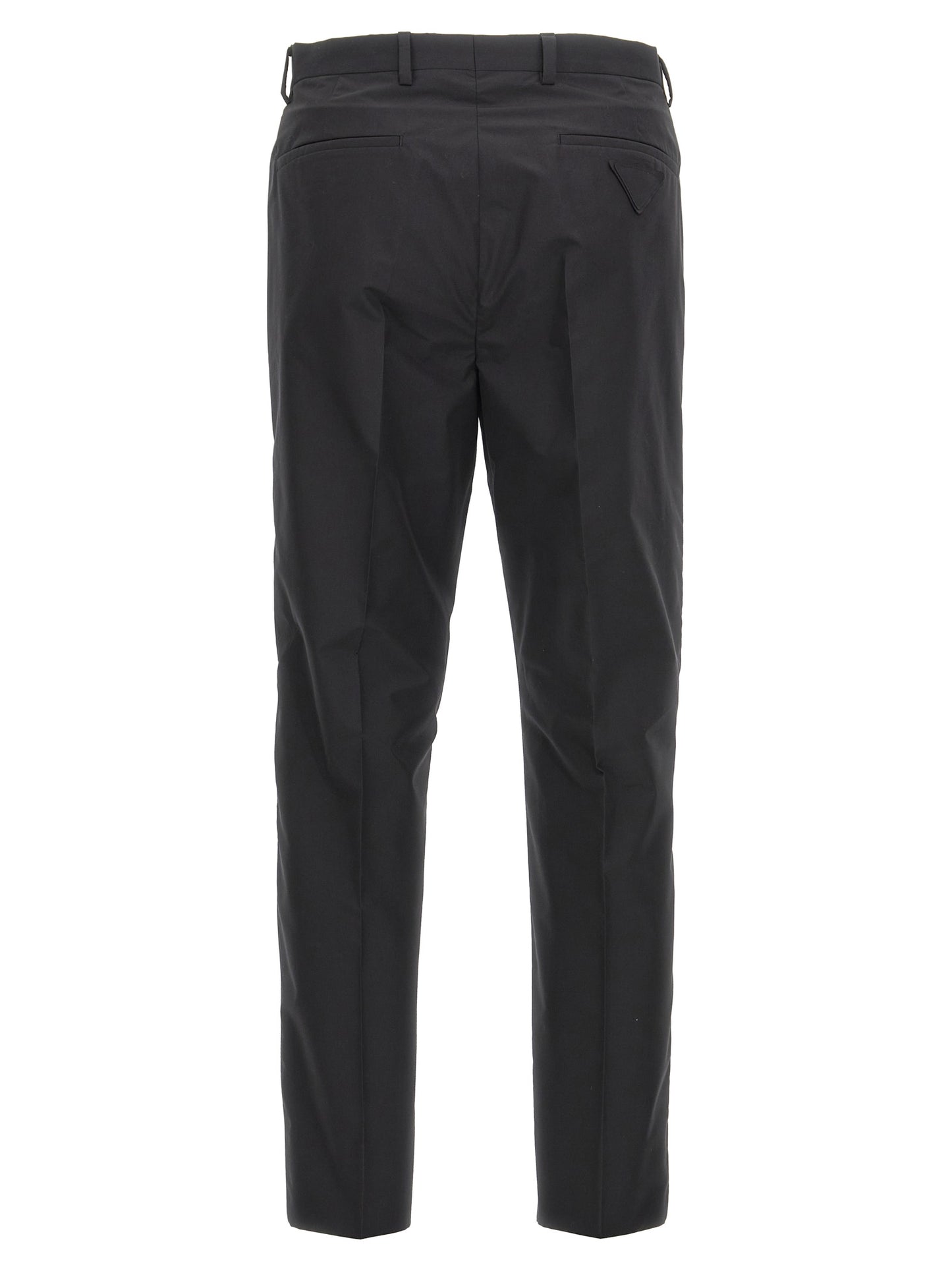 Prada Black Cotton Dress Pants