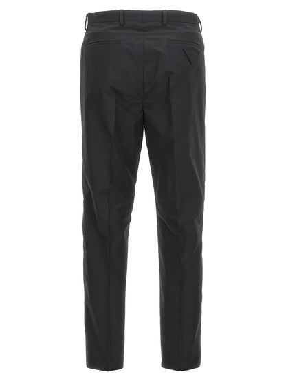Prada Black Cotton Dress Pants