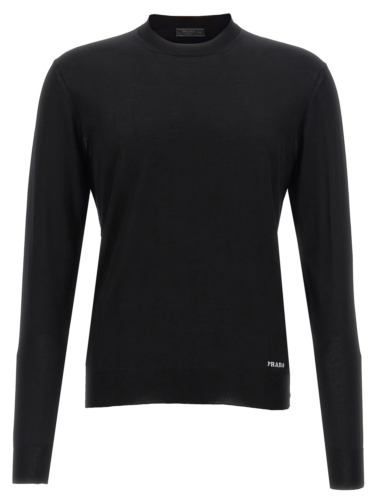 Prada Black Silk Cardigan