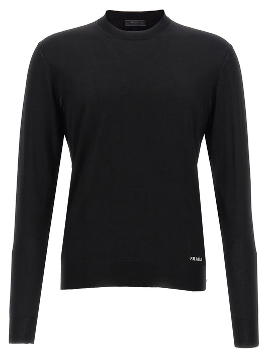 Prada Black Silk Cardigan