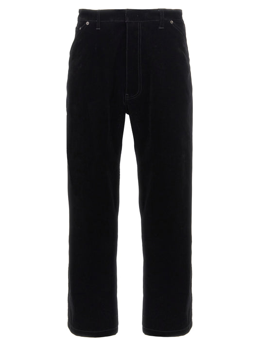 Prada Black Cotton Casual Pants
