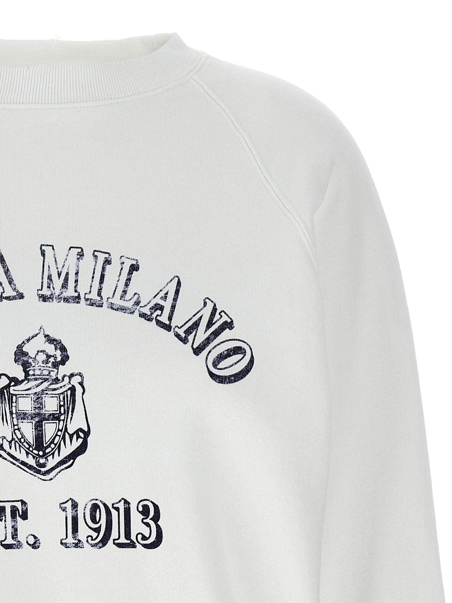 Prada White Cotton Sweatshirt
