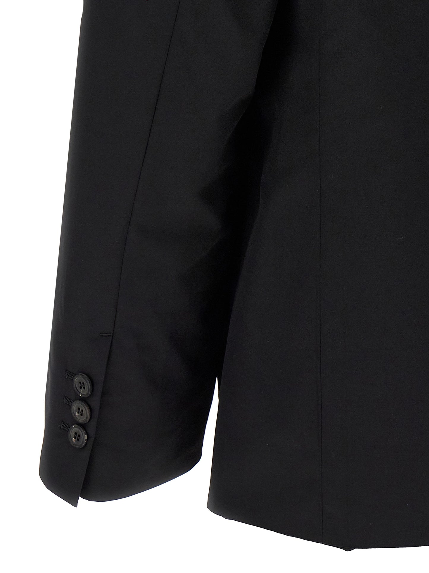 Prada Black Virgin Wool Blazer
