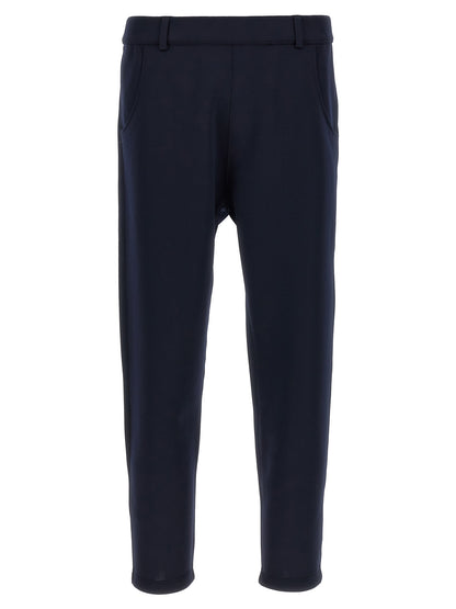 Prada Blue Polyester Casual Pants