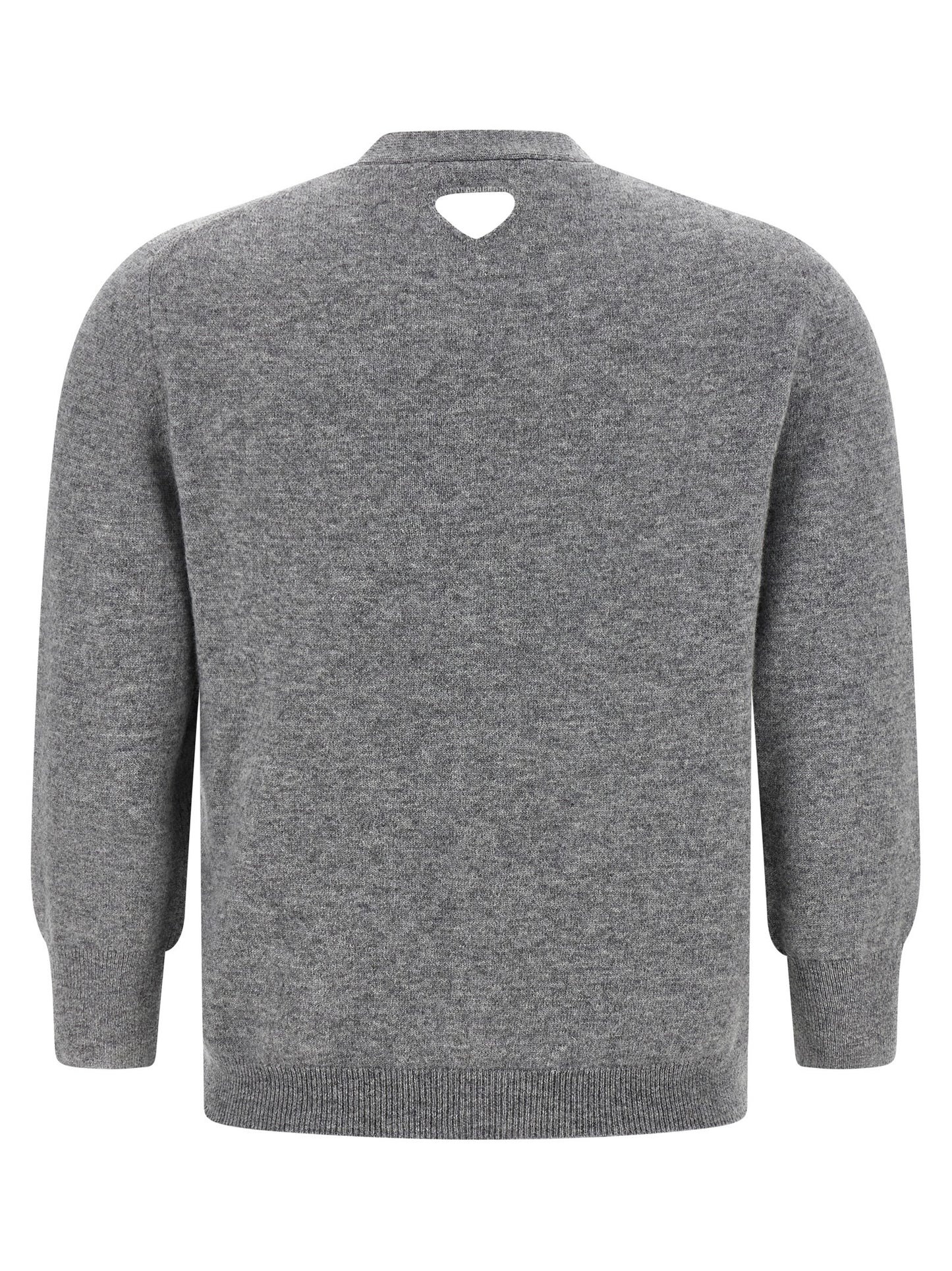 Prada Gray Cashmere Cardigan