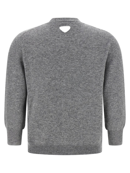 Prada Gray Cashmere Cardigan