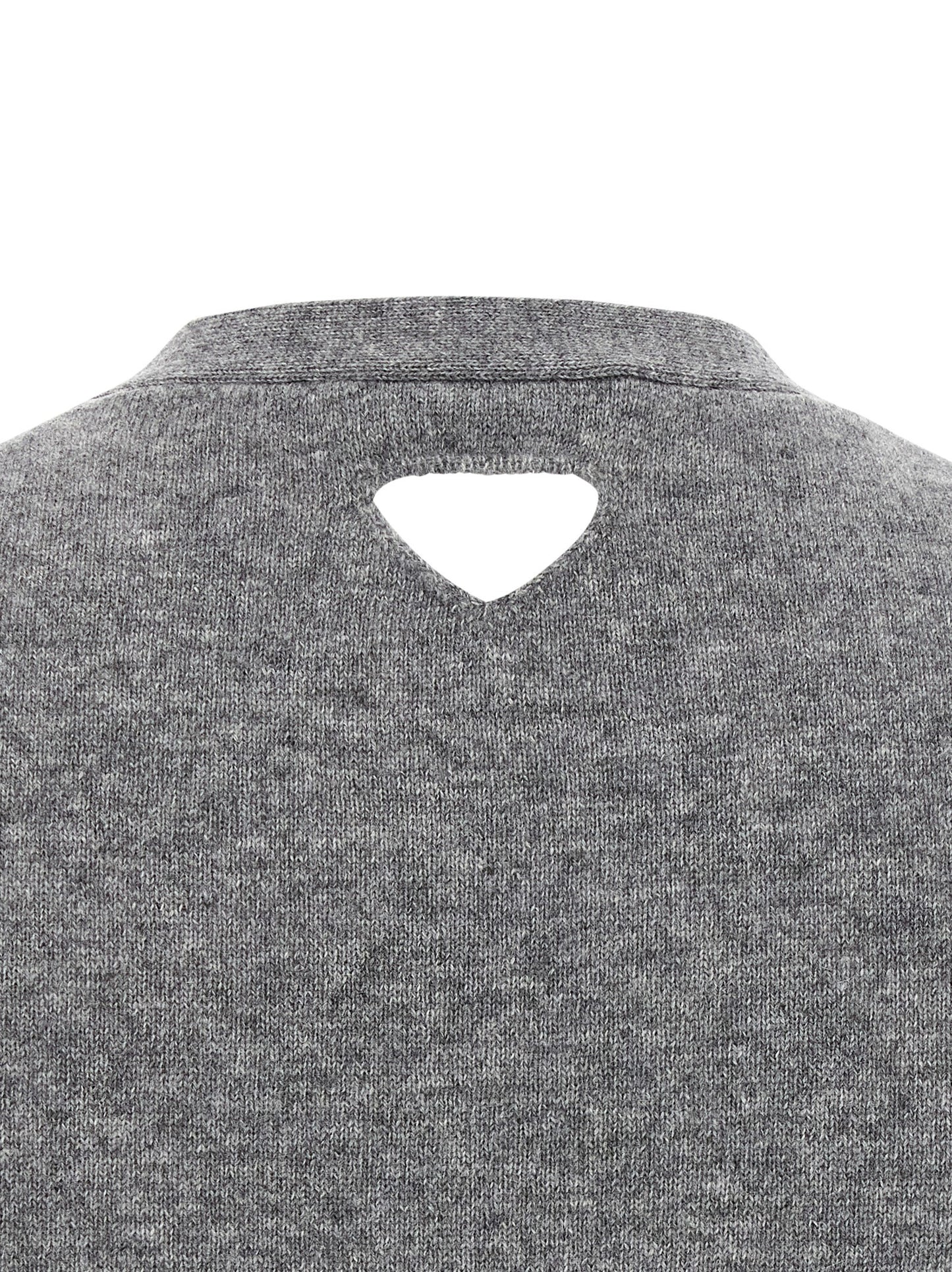 Prada Gray Cashmere Cardigan