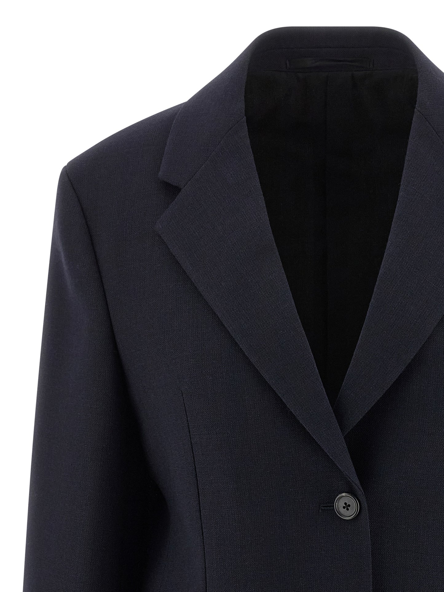 Prada Blue Virgin Wool Blazer