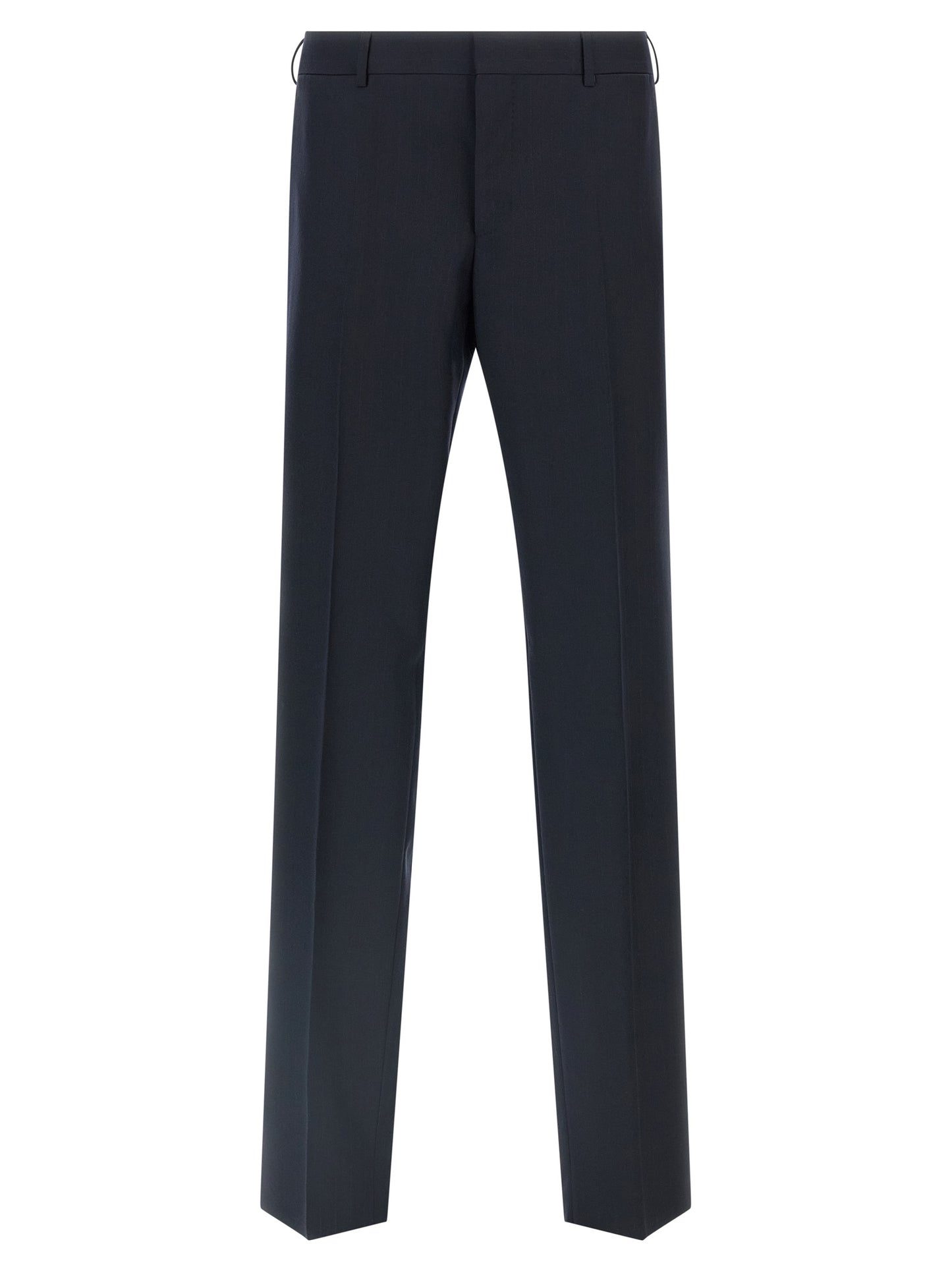 Prada Blue Virgin Wool Two-Piece Suit
